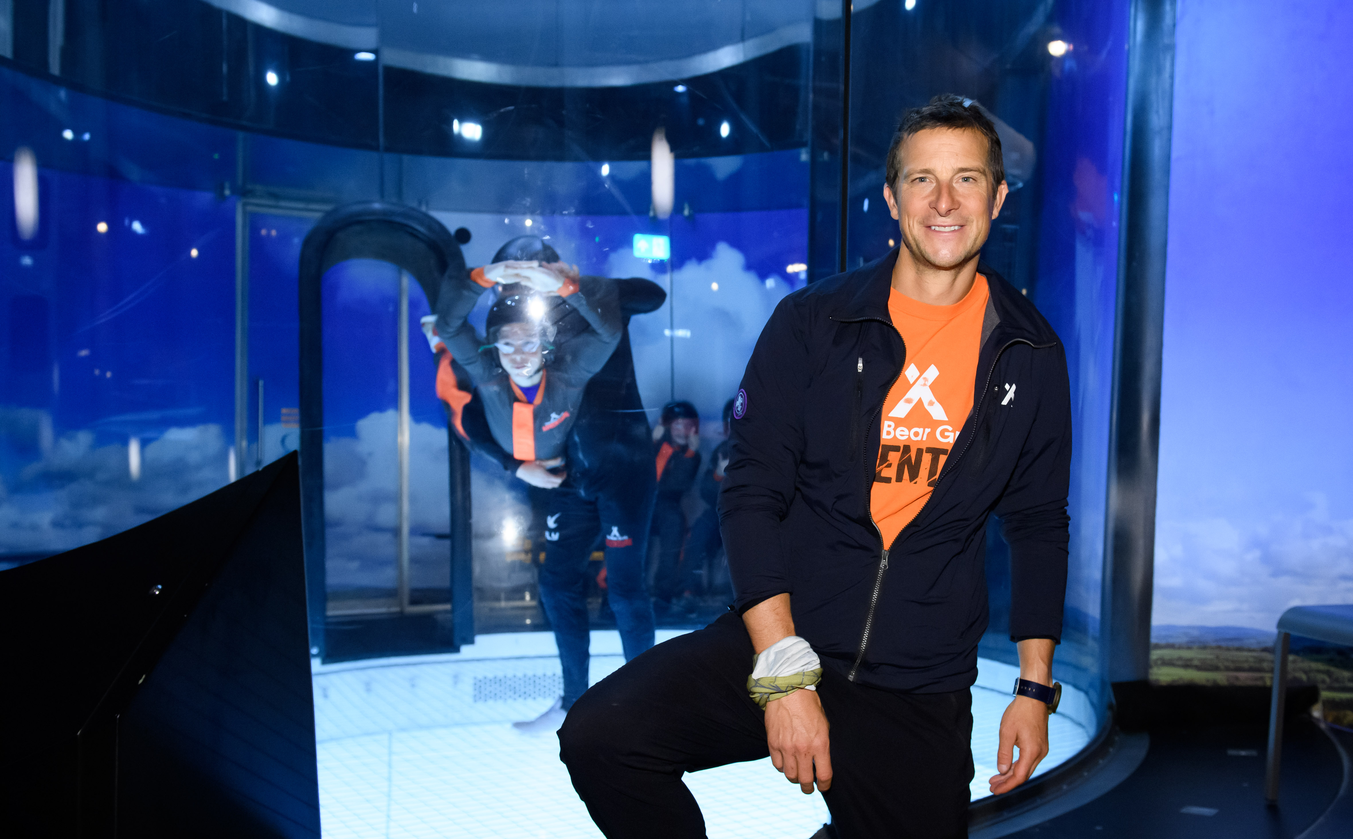 Bear Grylls by iFLY wind tunnel at The Bear Grylls Adventure